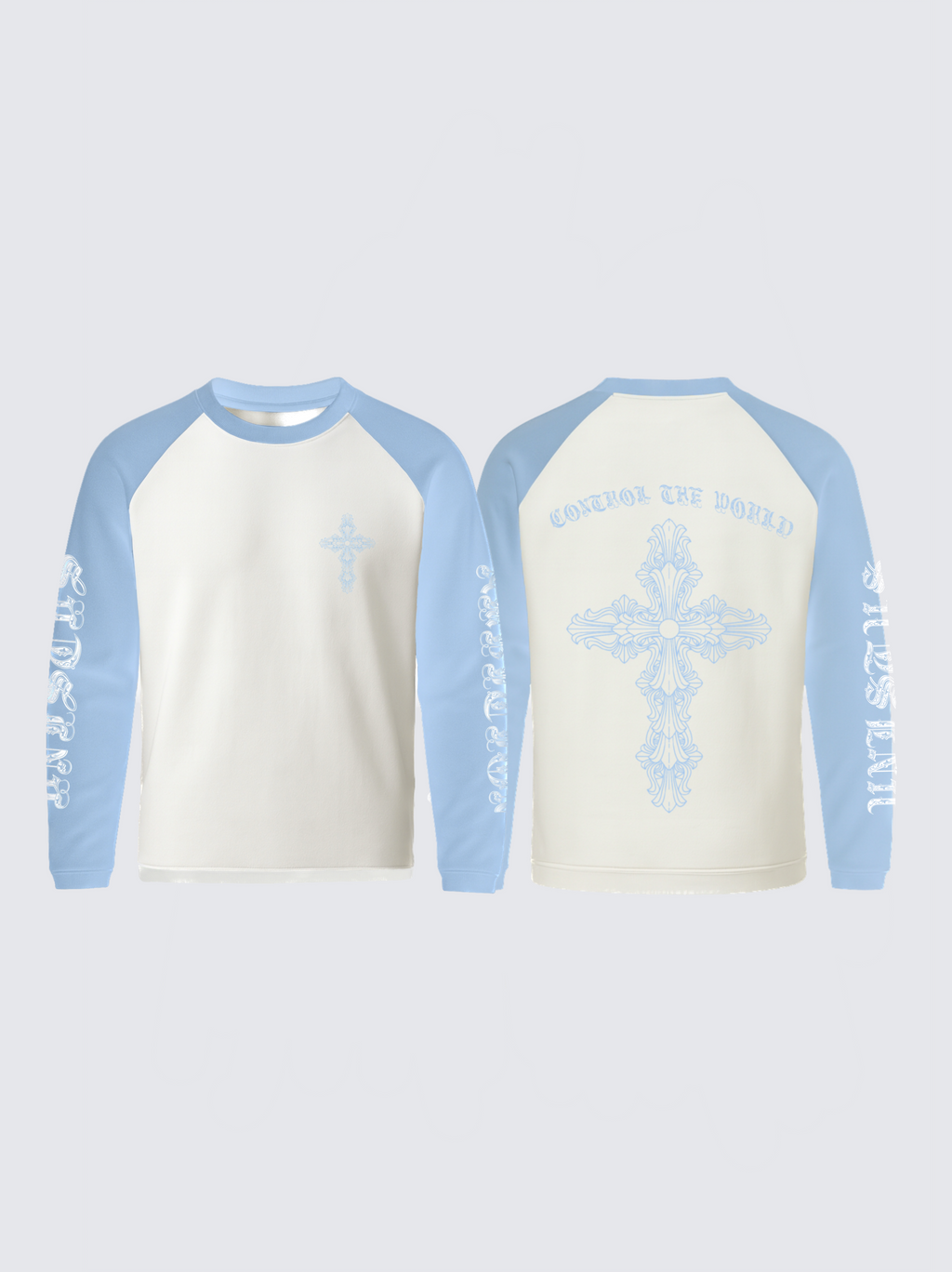 Longsleeve bleu hearts